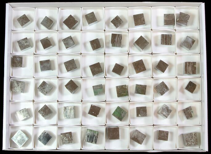 Natural, Pyrite Cubes From Spain (Wholesale Flat) - Pieces #65672